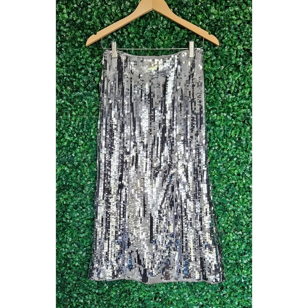 NWOT J.Crew Collection sequin slip skirt